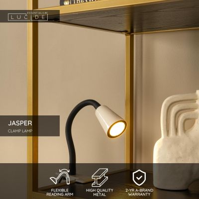 Lucide JASPER - Clamp lamp - 1xGU10 - Cream